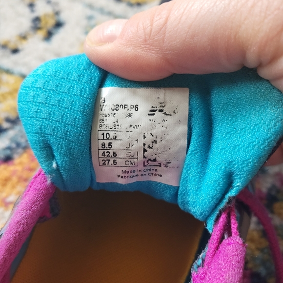 New Balance 1080 fresh foam sz 10.5 women's pink blue - Picture 7 of 13